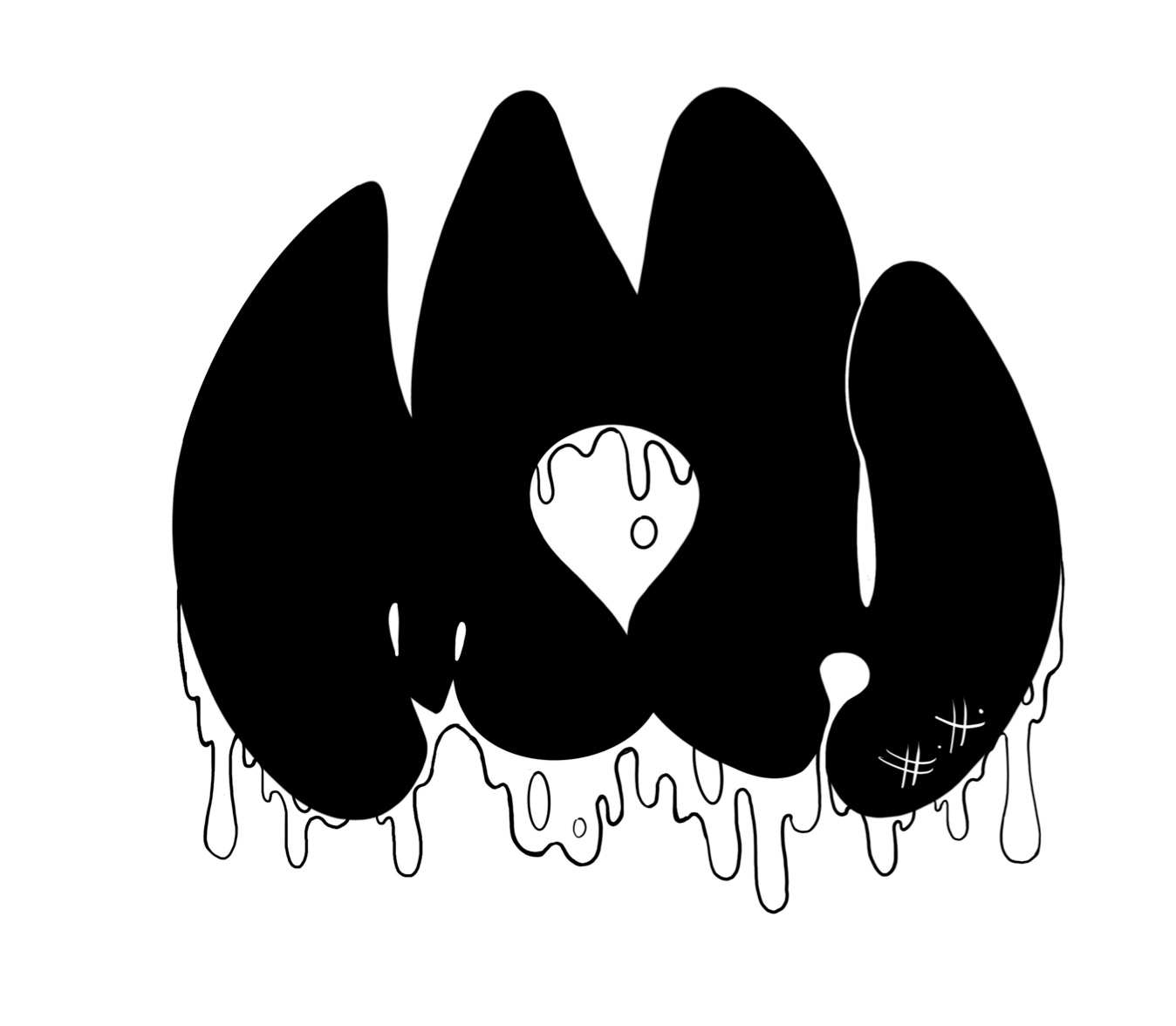 MELTED HEAD ART